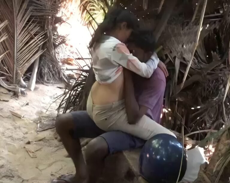 Sri Lankan Couple Passionate Reed Embrace